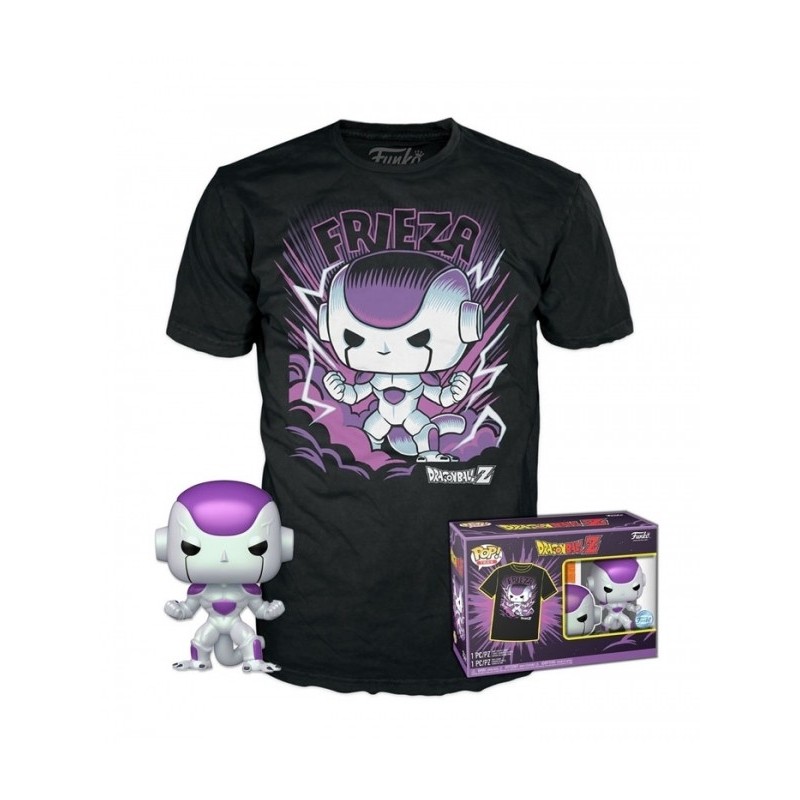 CAMISETA (TALLA L) + FUNKO POP! DRAGON BALL Z FRIEZA (861)
