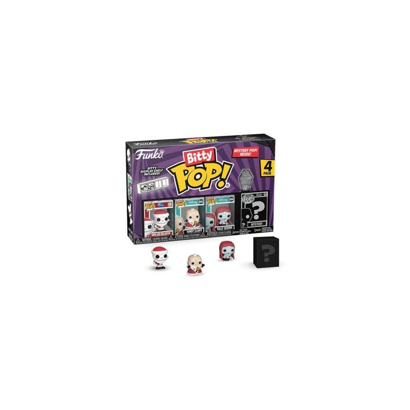 BITTY POP! PESADILLA ANTES DE NAVIDAD (4 PACK SANTA JACK)