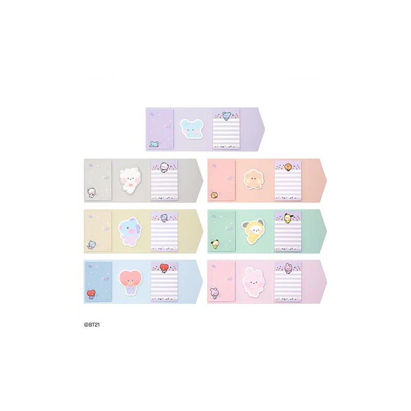 BT21 STICK MEMO BTS OFFICIAL COREA