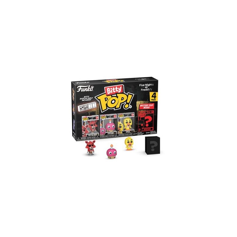 BITTY POP! FNAF FIVE NIGHT AT FREDDY'S (4 PACK FOXY)