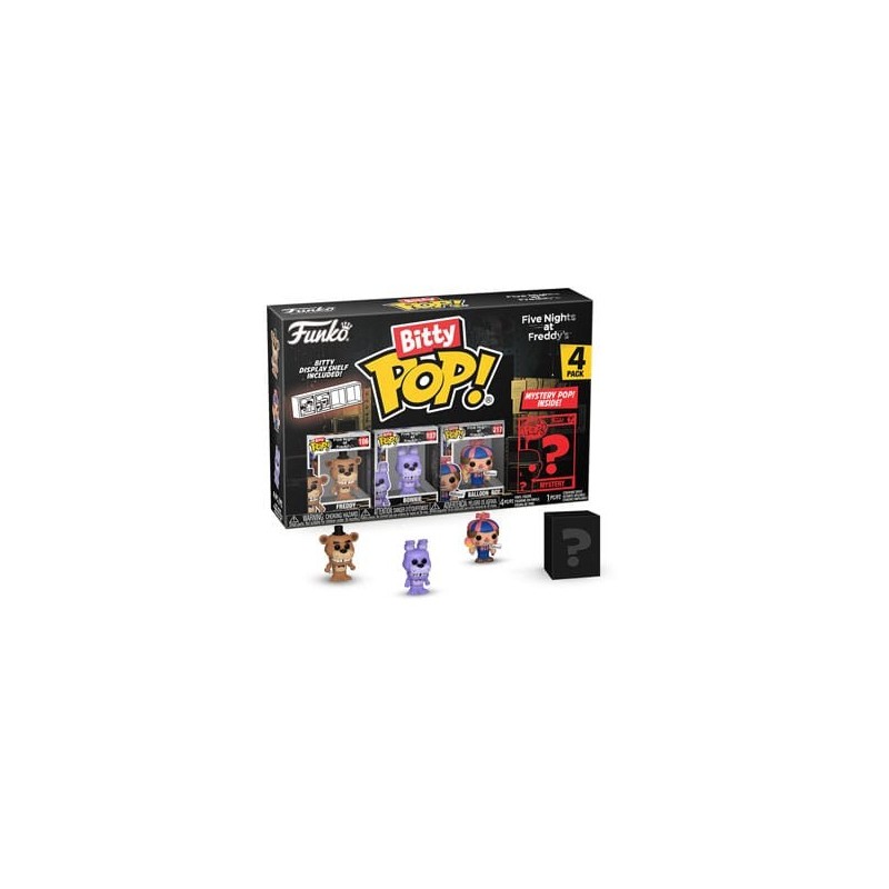 BITTY POP! FNAF FIVE NIGHT AT FREDDY'S (4 PACK FREDDY)