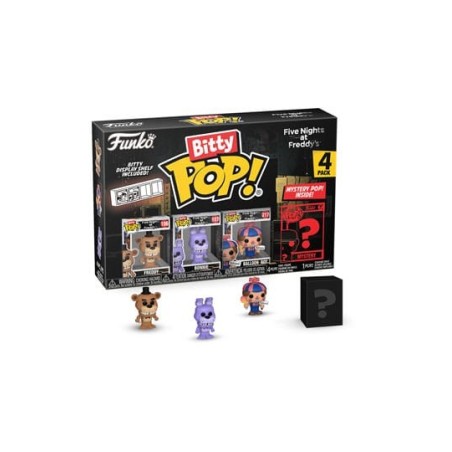 BITTY POP! FNAF FIVE NIGHT AT FREDDY'S (4 PACK FREDDY)