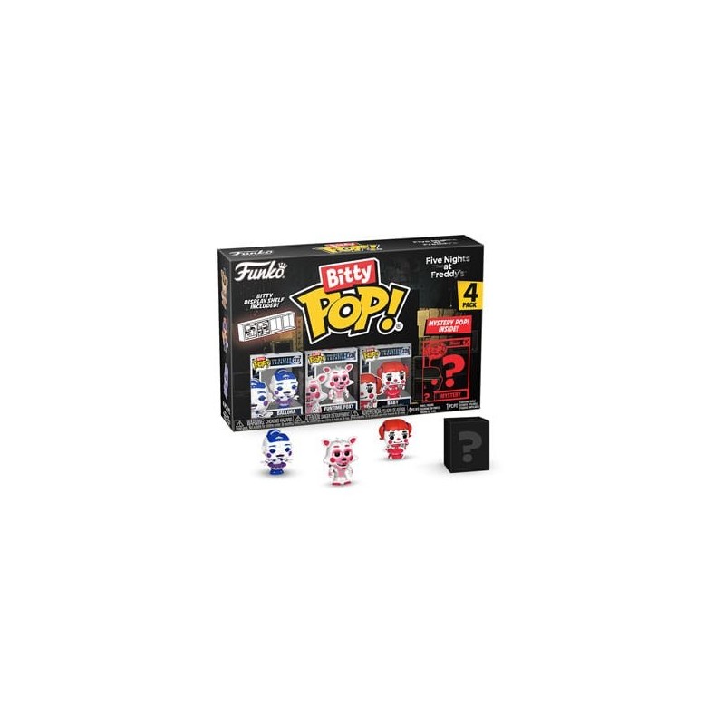 BITTY POP! FNAF FIVE NIGHT AT FREDDY'S (4 PACK FREDDY)