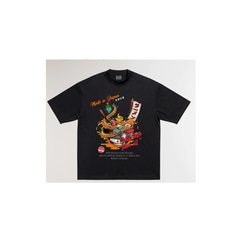 Camiseta MADE IN JAPAN RAMEN POKEMON (TASTE THEM ALL)