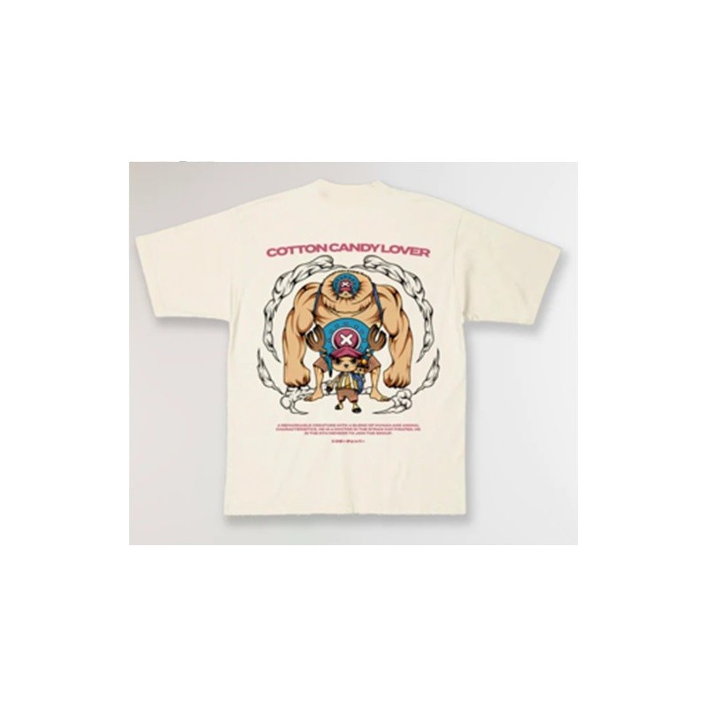 CAMISETA MADE IN JAPAN ONE PIECE (CHOPPER COTTON CANDY LOVER)