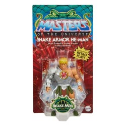 FIGURA MASTER OF UNIVERSE ORIGINS MATTEL (SNAKE ARMOR HE-MAN 14CM)