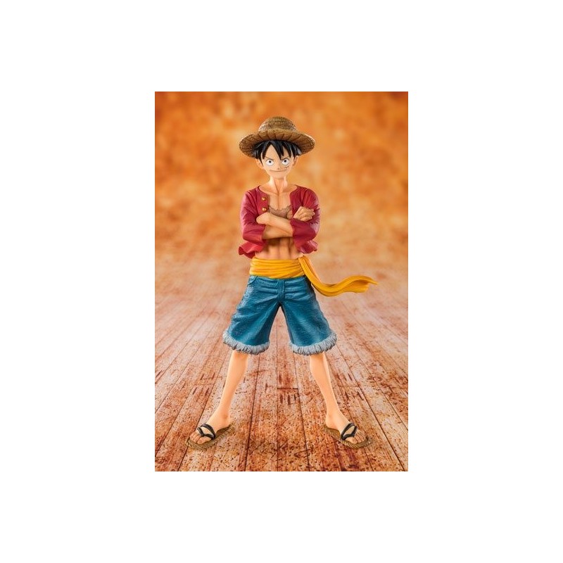 FIGURA FIGUARTS ZERO ONE PIECE (MONKEY D.LUFFY STRAW HAT 14CM)