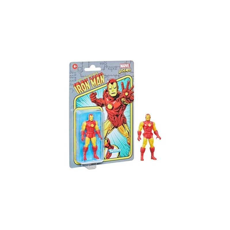 MARVEL LEGENDS RETRO COLLECTION 10CM (THE INVENCIBLE IRON MAN)