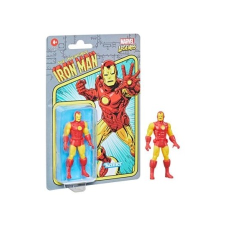MARVEL LEGENDS RETRO COLLECTION 10CM (THE INVENCIBLE IRON MAN)