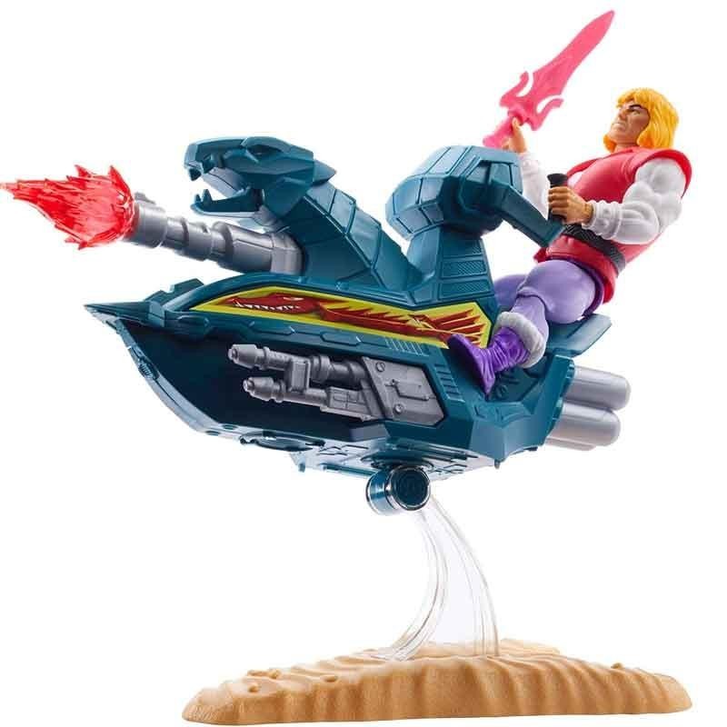 FIGURA MASTER OF UNIVERSE ORIGINS MATTEL (PRINCE ADAM SKY SLED)
