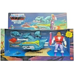FIGURA MASTER OF UNIVERSE ORIGINS MATTEL (PRINCE ADAM SKY SLED)