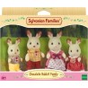 SYLVANIAN FAMILIES CHOCOLATE RABBIT FAMILY 4150