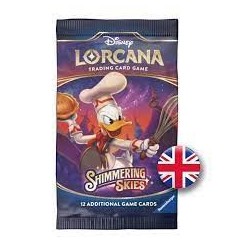 SOBRE CARTAS DISNEY LORCANA SHIMMERING SKIES (Paquete 12 CARTAS) - Disney Lorcana TCG INGLÉS