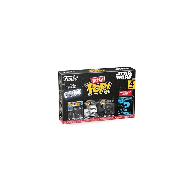 BITTY POP! STAR WARS (4PACK DARTH VADER)