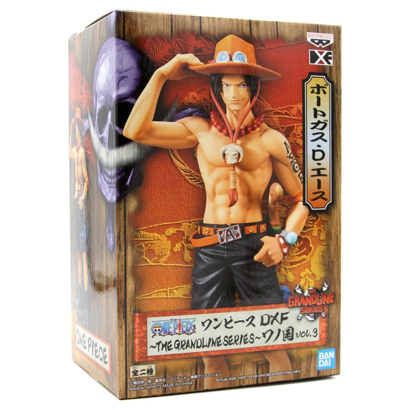 FIGURA BANPRESTO ONE PIECE PORTGAS D.ACE THE GANDLINE SERIES VOL. 3
