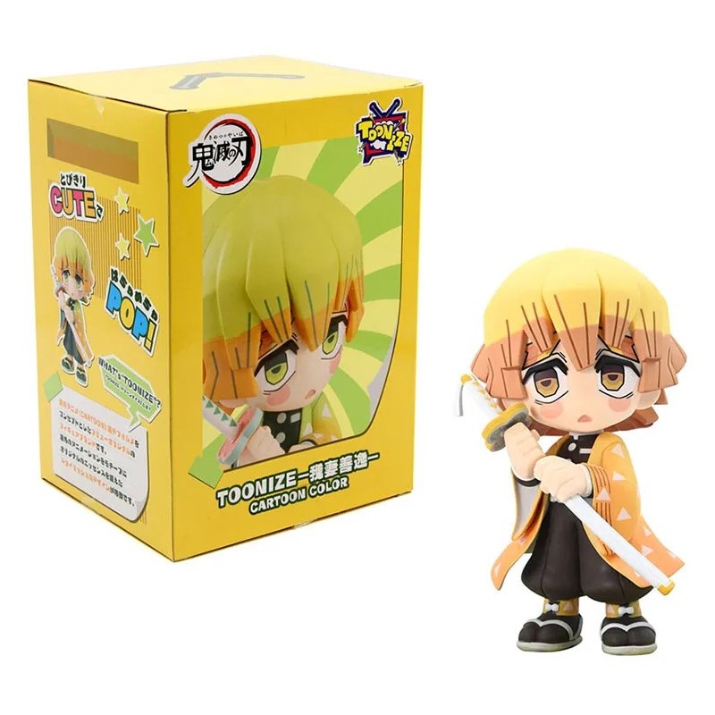 FIGURA FURYU DEMON SLAYER TOONIZE ZENITSU CARTOON COLOR 13 CM
