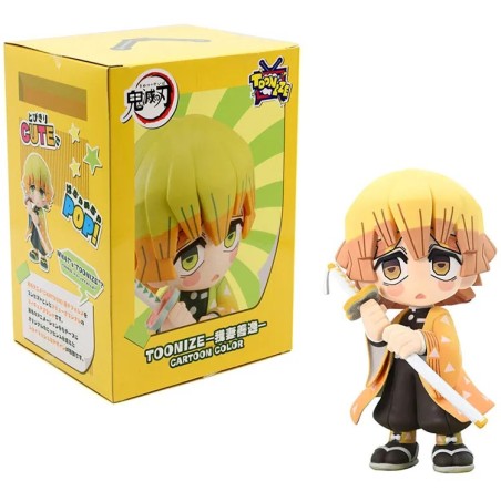 FIGURA FURYU DEMON SLAYER TOONIZE ZENITSU CARTOON COLOR 13 CM
