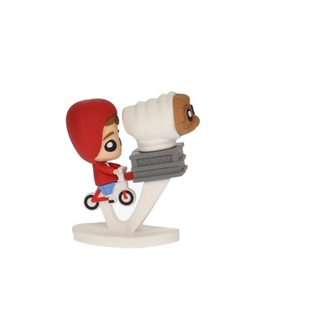 FIGURA POKIS SD TOYS GOMA E.T (ELLIOT & E.T. BIKE)