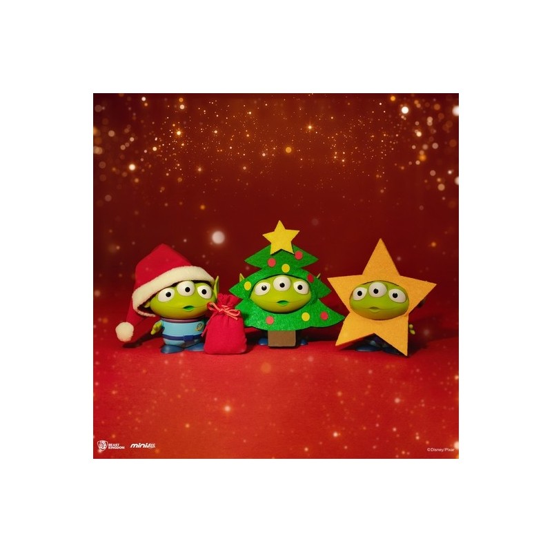 SET DE 3 FIGURAS MINI EGG ATTACK DISNEY TOY STORY MARCIANOS NAVIDAD EDICION EXCLUSIVA