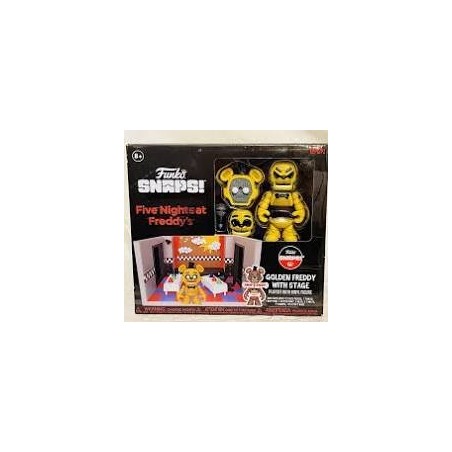 FNAF FIGURA SNAPS! (GOLDEN FREDDY WITH STAGE)