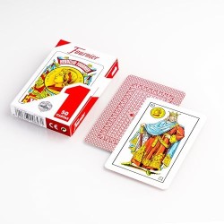 BARAJA DE NAIPES HERACLIO FOURNIER Nº1 (50 CARTAS)  REVERSO ROJO O NEGRO