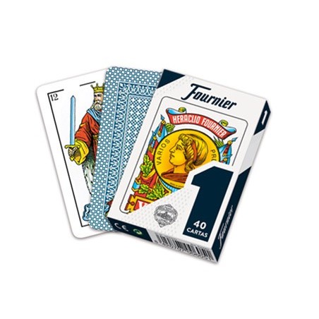 BARAJA DE NAIPES HERACLIO FOURNIER Nº1 (50 CARTAS)  REVERSO NEGRO