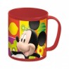 TAZA ROJA MICKEY MICROONDAS 350ML