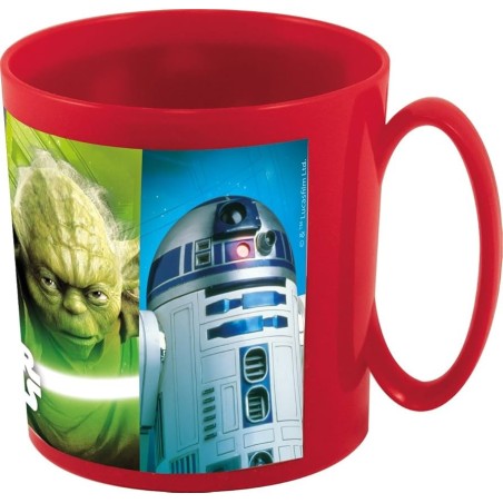 TAZA ROJA STAR WARS MICROONDAS 350ML