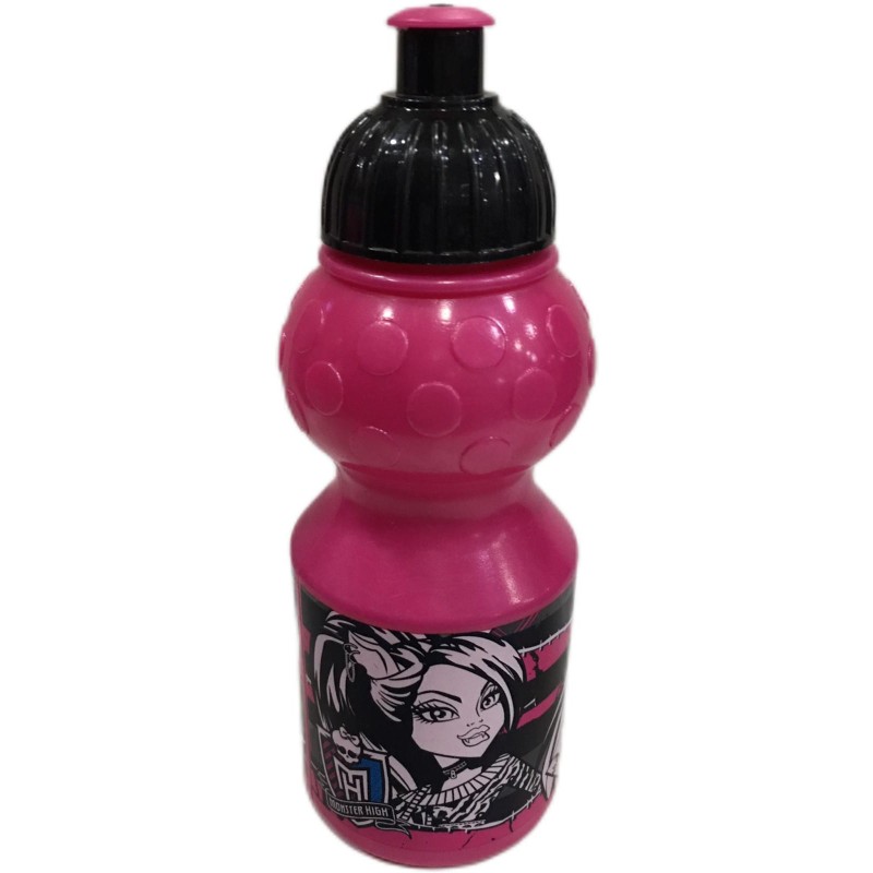 BOTELLA SPORT PEQUEÑA MONSTER HIGH TAPON NEGRO