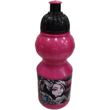 BOTELLA SPORT PEQUEÑA MONSTER HIGH TAPON NEGRO