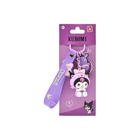 LLAVERO SANRIO ANIMAL HELLO KITTY AND FRIENDS (KUROMI)