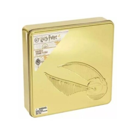 PUZZLE HARRY POTTER SNITCH DORADA EN LATA (550 PIEZAS)