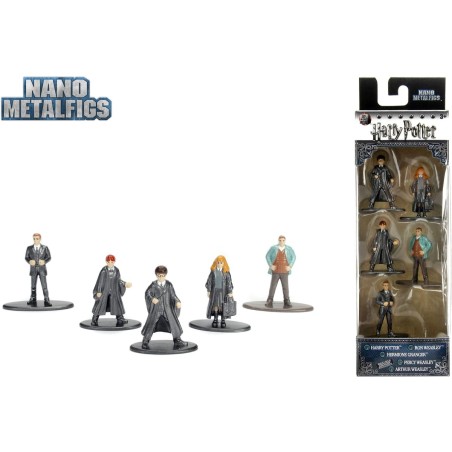 NANO METALFIGS HARRY POTTER PACK 5 EXCLUSIVE