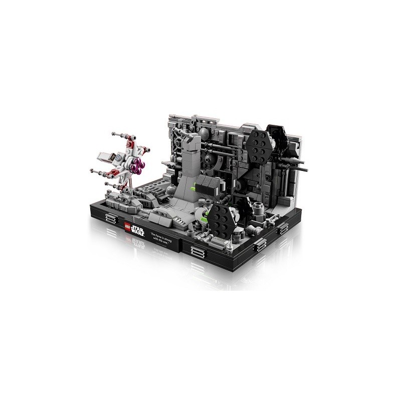 LEGO STAR WARS DIORAMA ATAQUE A LA ESTRELLA DE LA MUERTE