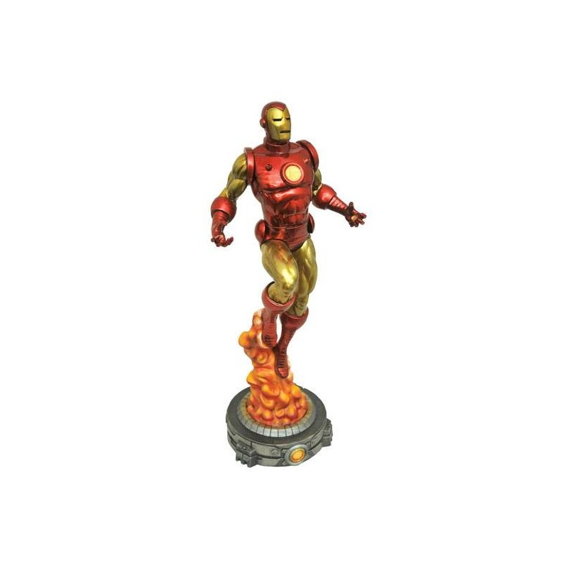 FIGURA IRON MAN CLASSIC PVC DIORAMA FIG. 28 CM MARVEL GALLERY RE-RUN DIAMOND SELECT
