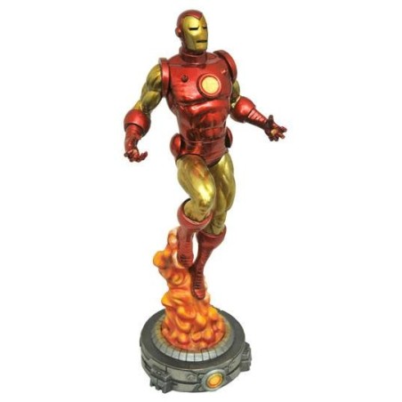 FIGURA IRON MAN CLASSIC PVC DIORAMA FIG. 28 CM MARVEL GALLERY RE-RUN DIAMOND SELECT