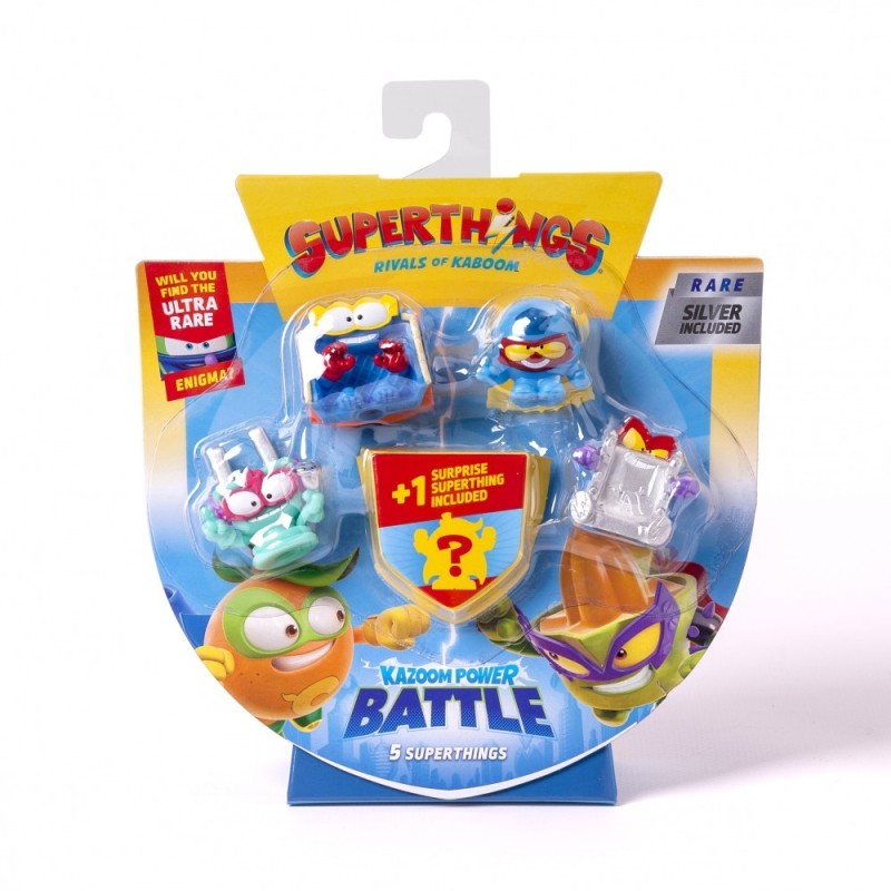 PACK x5 SUPER THINGS KAZOOM POWER BATTLE