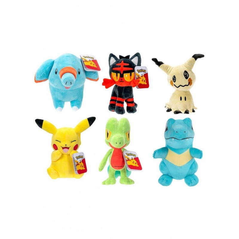 PELUCHE POKEMON VERSION C 20CM (TREECKO / TOTODILE/ LITTEN)