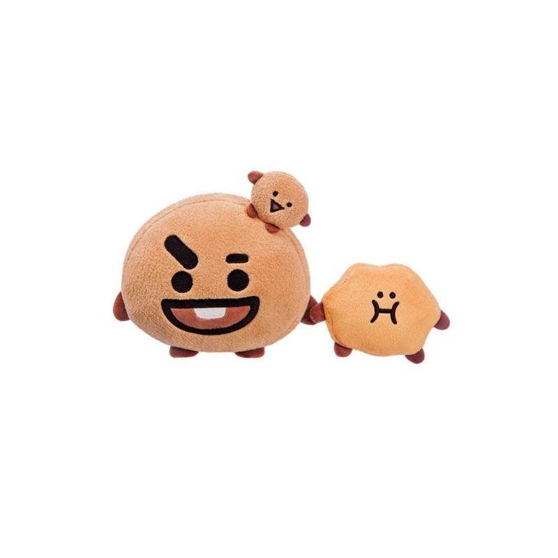 PELUCHE BT21 SHOOKY 17 CM BTS CAJA NEGRA