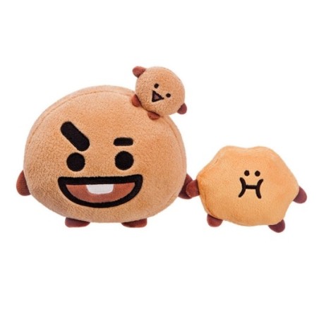 PELUCHE BT21 SHOOKY 17 CM BTS CAJA NEGRA