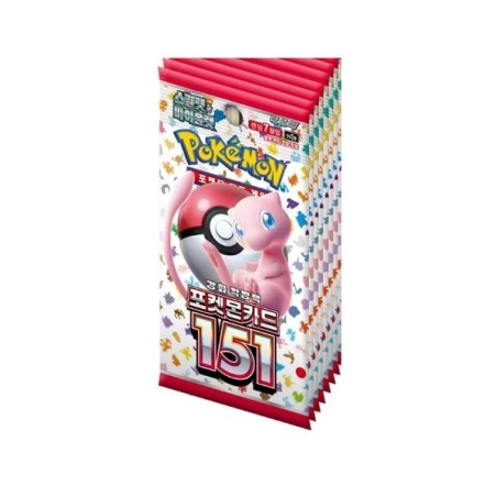 SOBRE CARTAS POKEMON TCG 151 COREANO