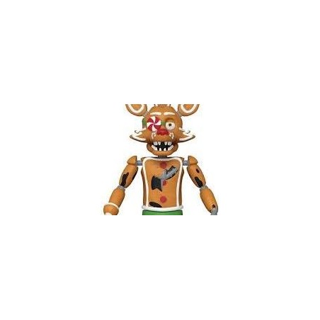 FNAF FIGURA ARTICULADA GINGERBREAD FOXY