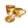 SET TAZA ZELDA + POSAVASOS EN LATA METALICA