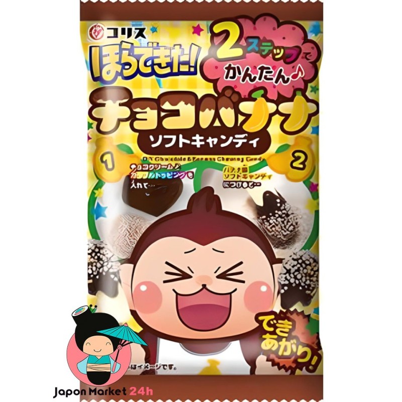 CARAMELOS CORIS SABOR A CHOCOLATE Y PLÁTANO 36G