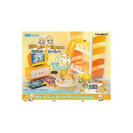 FIGURA SORPRESA HATSUNE MIKU MINIFIGURAS RIN LEN ROOM RE-MENT