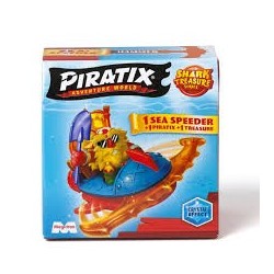 PIRATIX ADVENTURE WORLD SHARK TRESURE SERIES (1 PIRATIX + 1TREASURE)