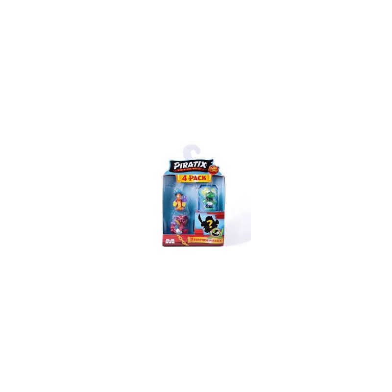 PIRATIX ADVENTURE WORLD SHARK TRESURE SERIES (4 PACK)