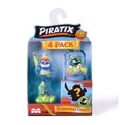 PIRATIX ADVENTURE WORLD SHARK TRESURE SERIES (4 PACK)