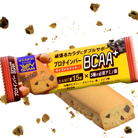 BARRITA DE PROTEÍNAS BCAA+ SABOR A CARAMELO
