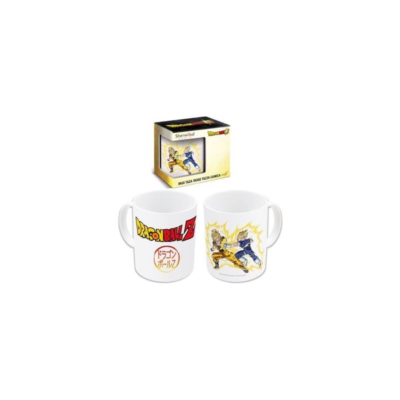 TAZA DRAGON BALL 325ML BLANCA LUCHA